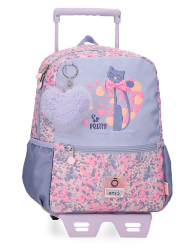 MOCHILA ADAP. C/CARRO 32CM.ENSO SO PRETTY